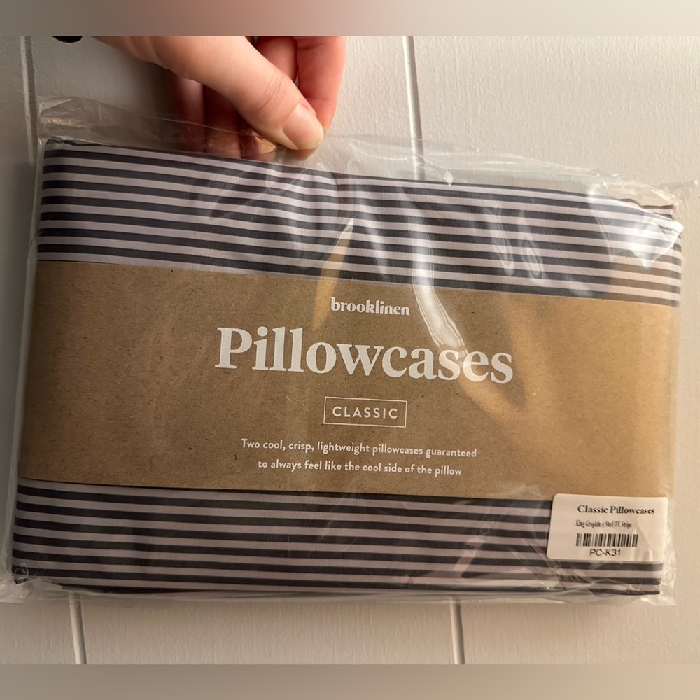 Brooklinen King Size Pillow Cases